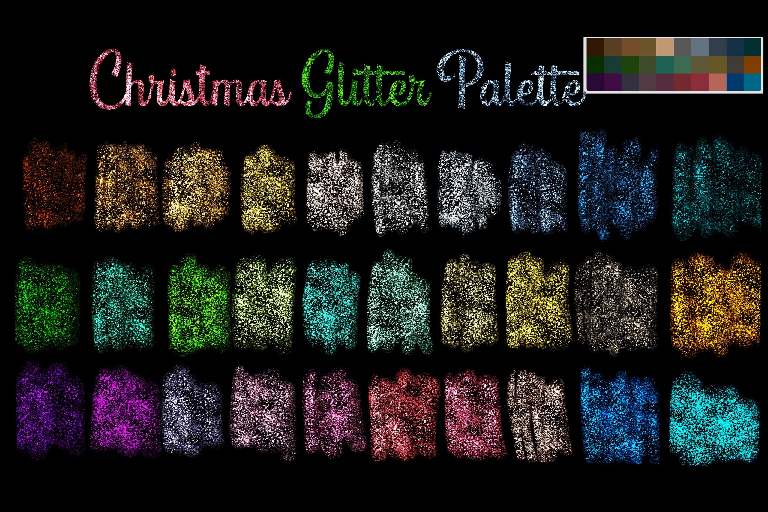 Download 50 Christmas Stamps and Brushes Procreate. - Brush Galaxy