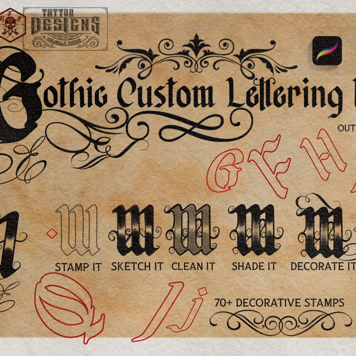 Ten of the Best Tattoo Fonts for Crafters and Designers