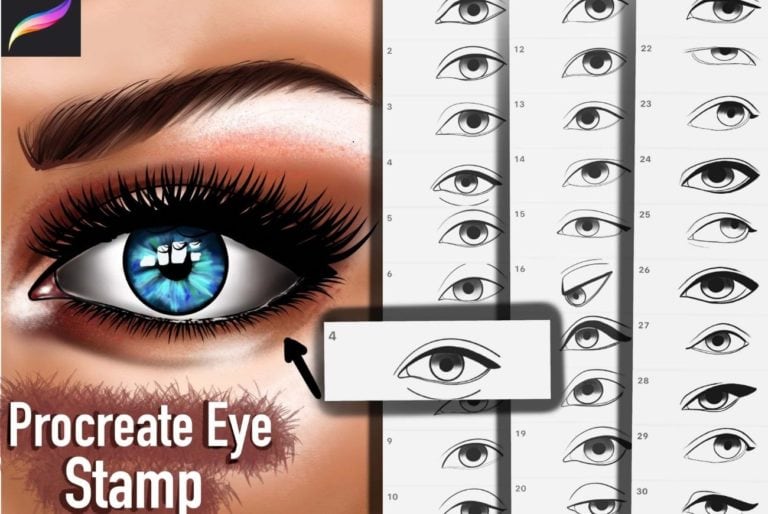 Procreate eye brushes subscription
