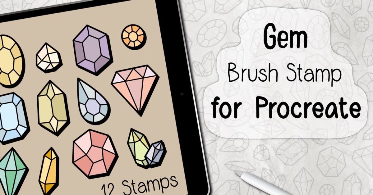 gem procreate brush free